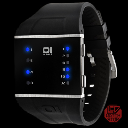 01 The One, SQUARE BINARY SLIM - Black/Blue