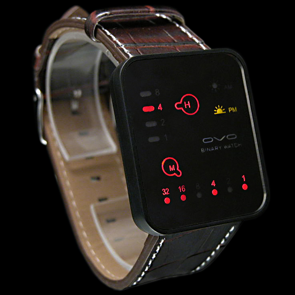 OVO 446-114 - BINARY LED WATCH: Cool German Design