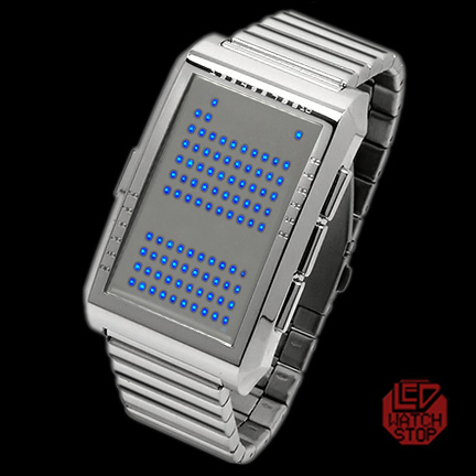 LIFE EVOLUTION DESIGN: Multifunction LED Watch - L130-011PBL-MSM