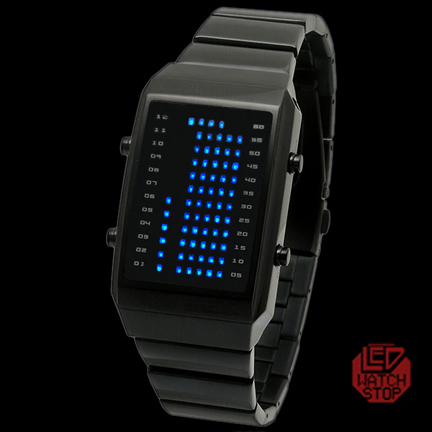 LIFE EVOLUTION DESIGN: Multifunction LED Watch - L84-022BL-BSM