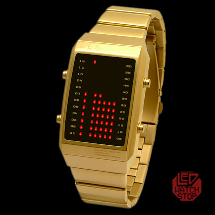 LIFE EVOLUTION DESIGN: Multifunction LED Watch - L84-023RD-BSM