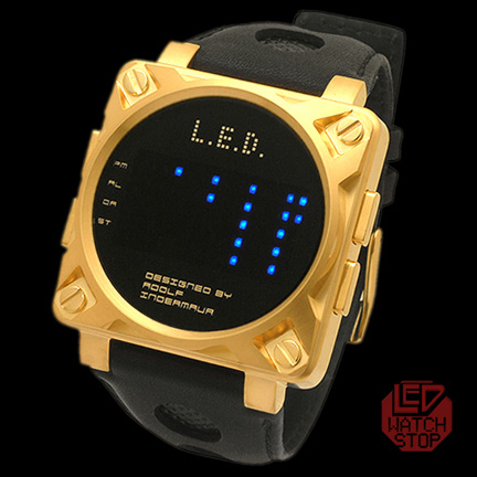 LIFE EVOLUTION DESIGN: Multifunction LED Watch - L69-073BL-BSR