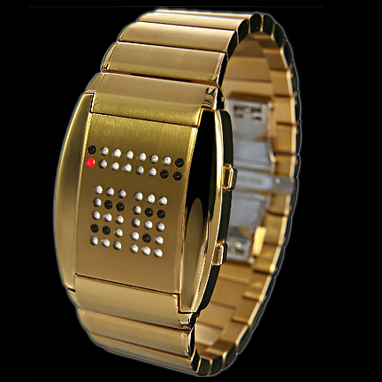 TOKYOFLASH: R75 LED WATCH  Gold/White