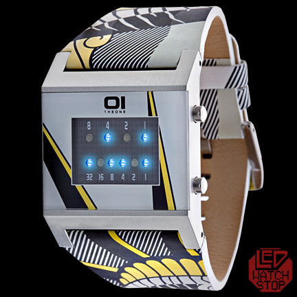 KERALA TRANCE: Printed.  01 THE ONE: BINARY LED WATCH