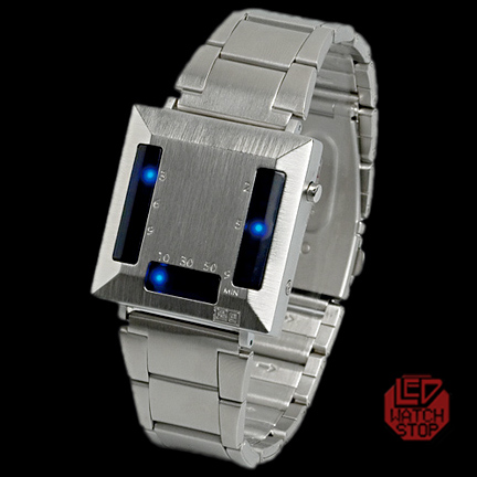 Twelve 5-9 C Version - LED Watch SS/Blue